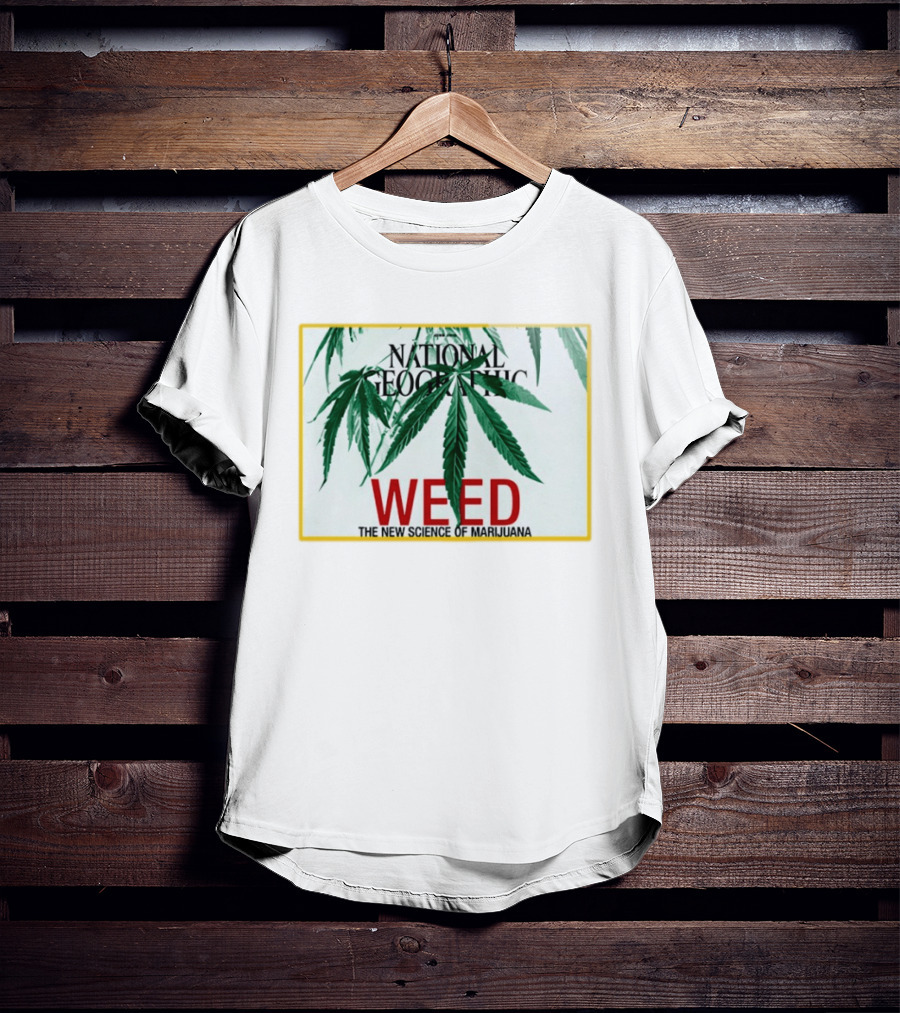 National Geographic Weed The New Science Of Marijuana Cannabis Leaves T-Shirt