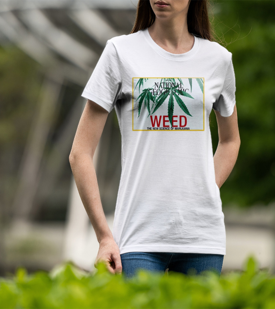 National Geographic Weed The New Science Of Marijuana Cannabis Leaves T-Shirt