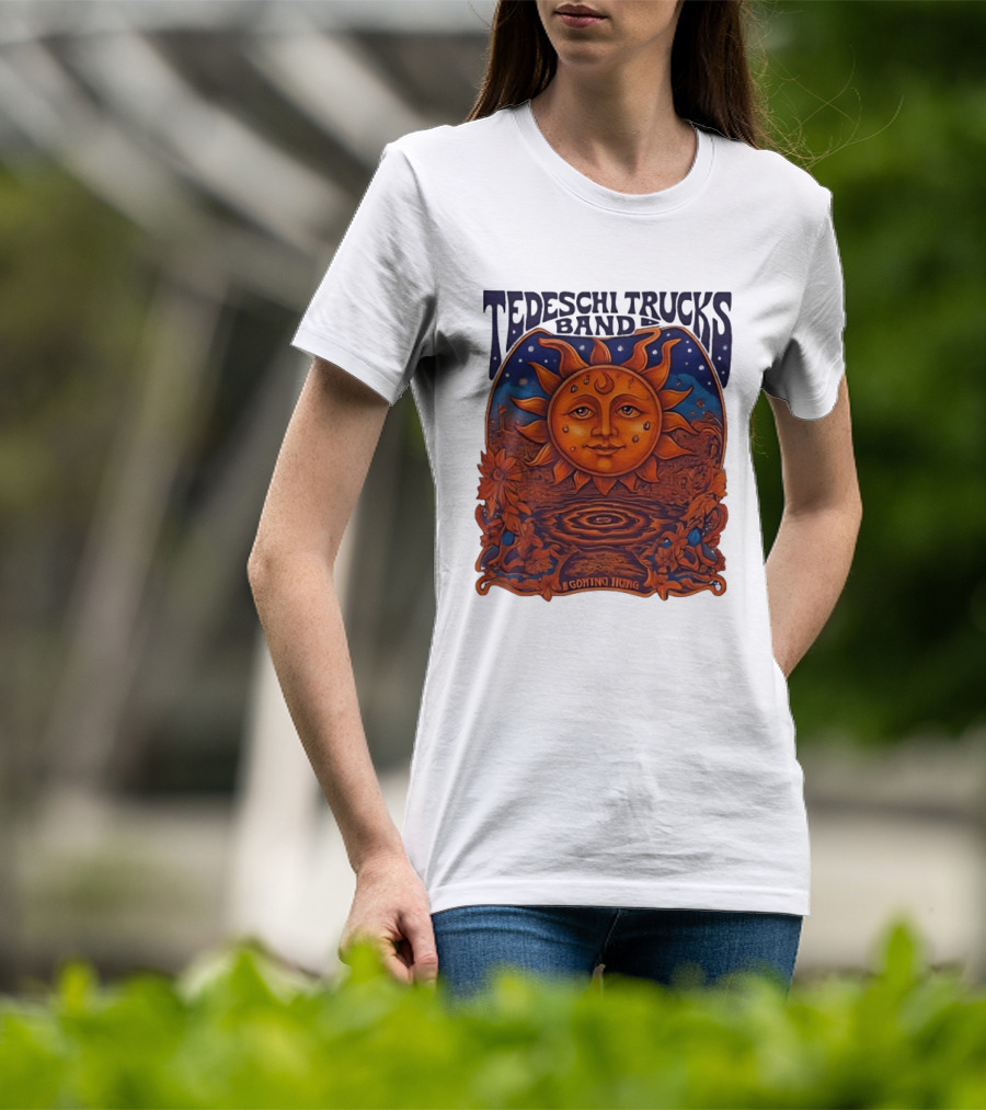 Tedeschi Trucks Band Cosmic Sunflower I Am The Moon Tour T-Shirt