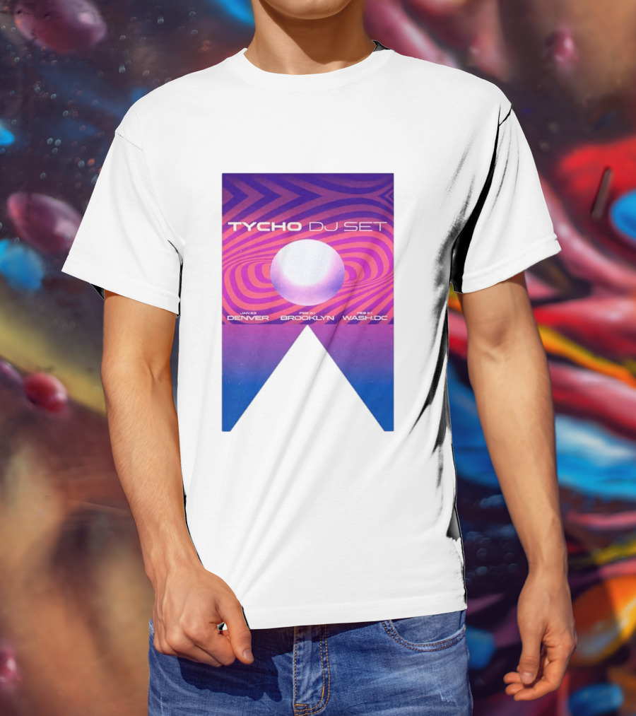 Tycho DJ Set Tour Jan Feb 2026 Denver Brooklyn DC T-Shirt