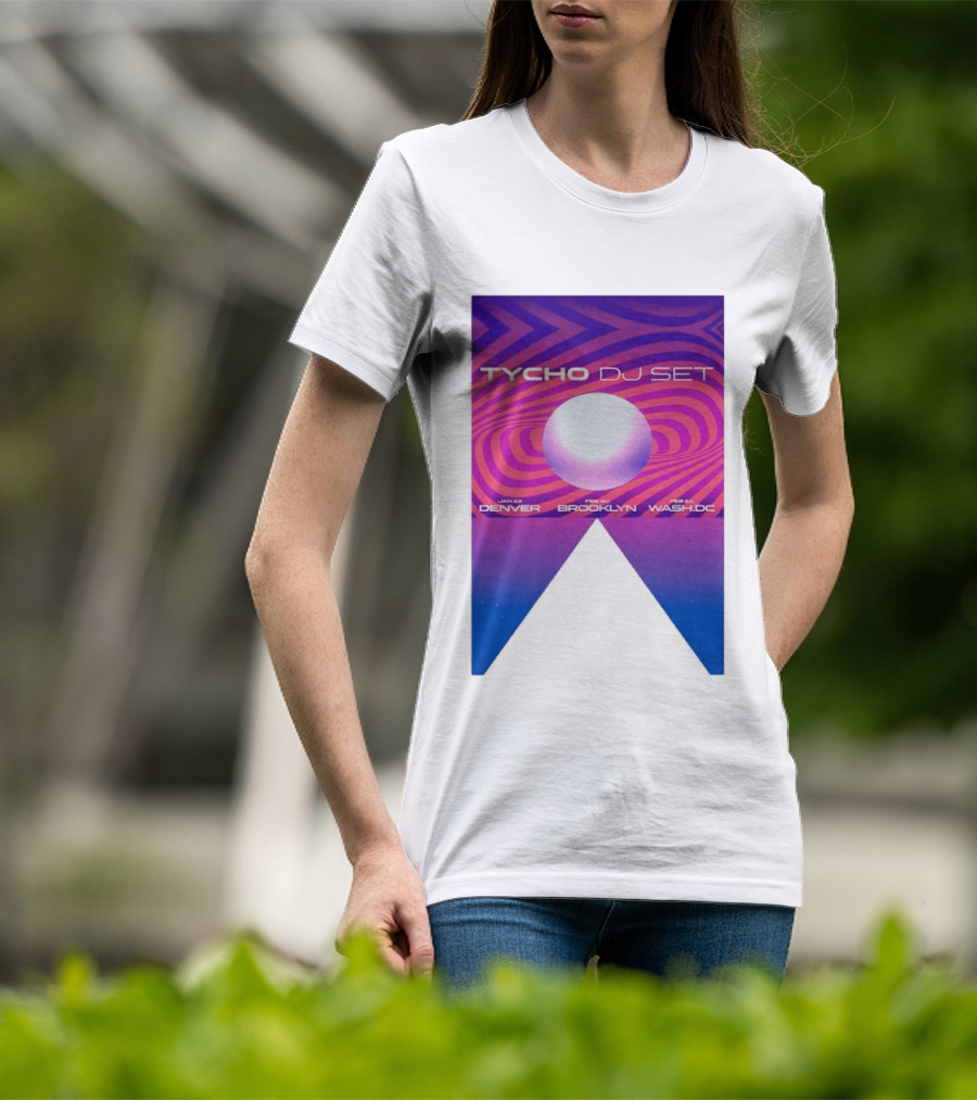 Tycho DJ Set Tour Jan Feb 2026 Denver Brooklyn DC T-Shirt
