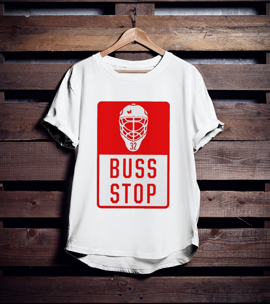 Carolina Hurricanes Buss Stop 32 Mask T-Shirt