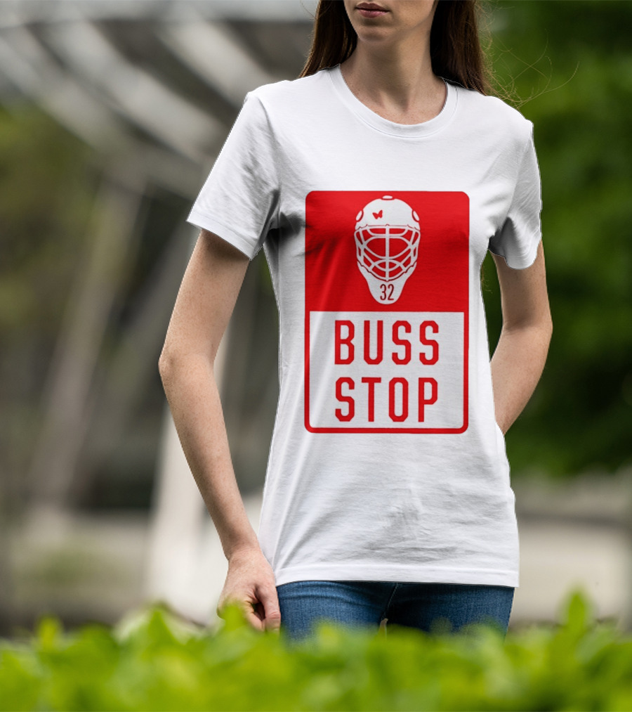 Carolina Hurricanes Buss Stop 32 Mask T-Shirt