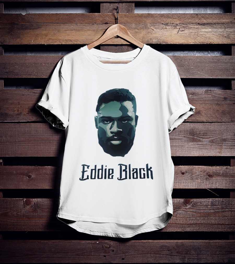 Eddie Black Big Head T-Shirt
