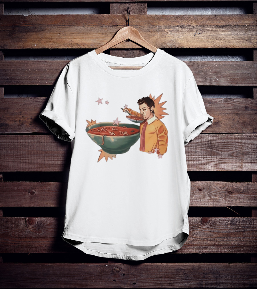 Kiss All The Time Soup Occasionally Stars T-Shirt