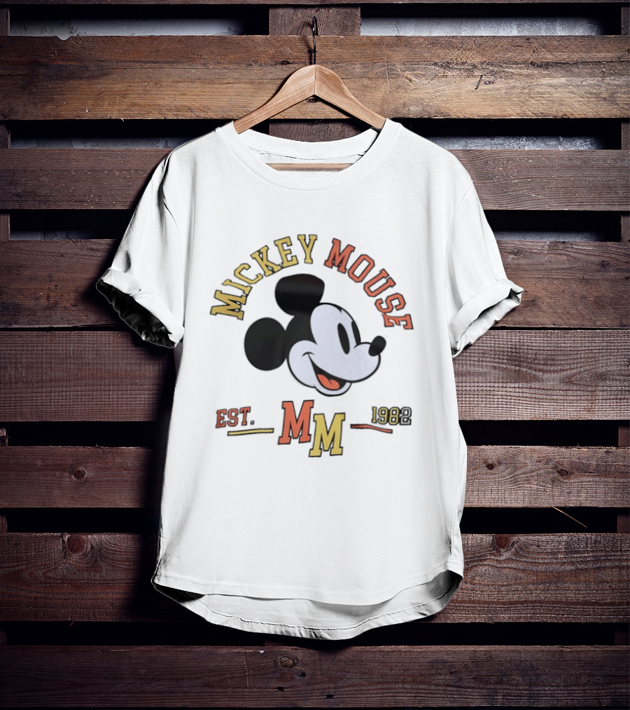 Mickey Mouse Big Head MM Est 1982 T-Shirt