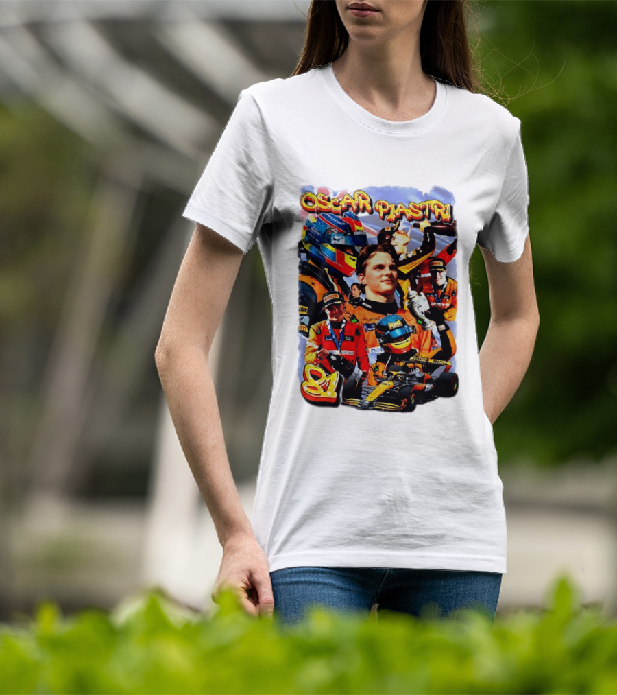 Oscar Piastri Racing Suit Victory Celebration Fan Merchandise T-Shirt