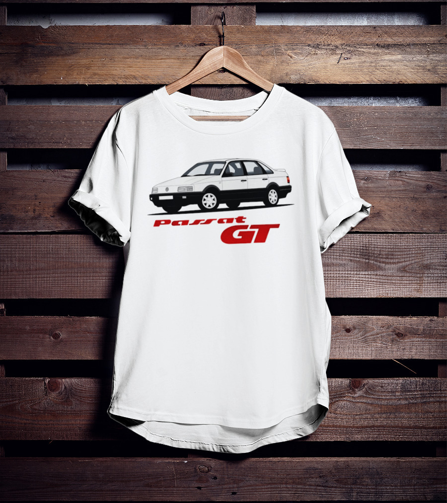 Volkswagen Passat GT B3 Classic Vintage Car T-Shirt