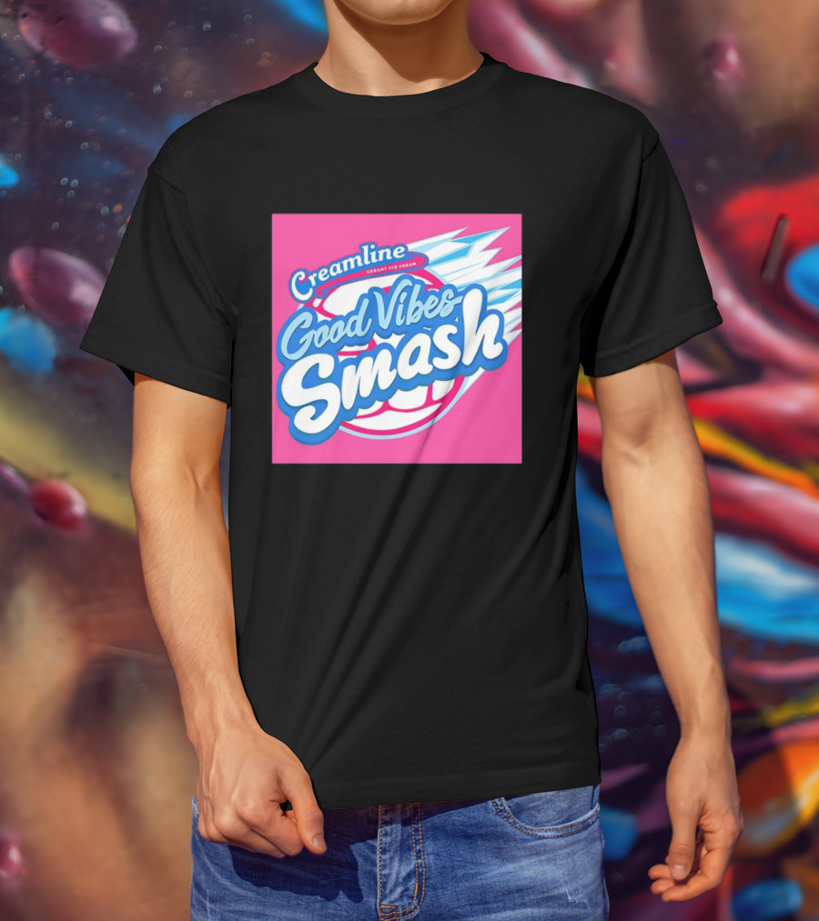 Creamline Good Vibes Smash Creamy Ice Cream Burst T-Shirt