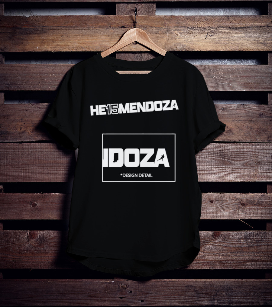 HE15MENDOZA Idoza Indiana Hoosier Football Detail T-Shirt
