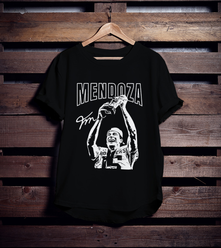 Mendoza Hoosiers Football Trophy Celebration T-Shirt
