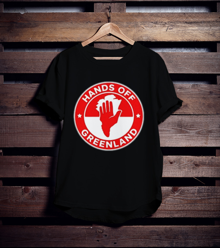 Hands Off Greenland Red Circle T-Shirt