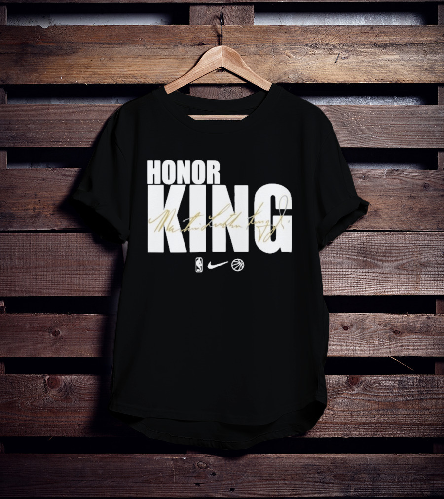 Honor King Martin Luther King Jr LeBron James NBA Nike T-Shirt