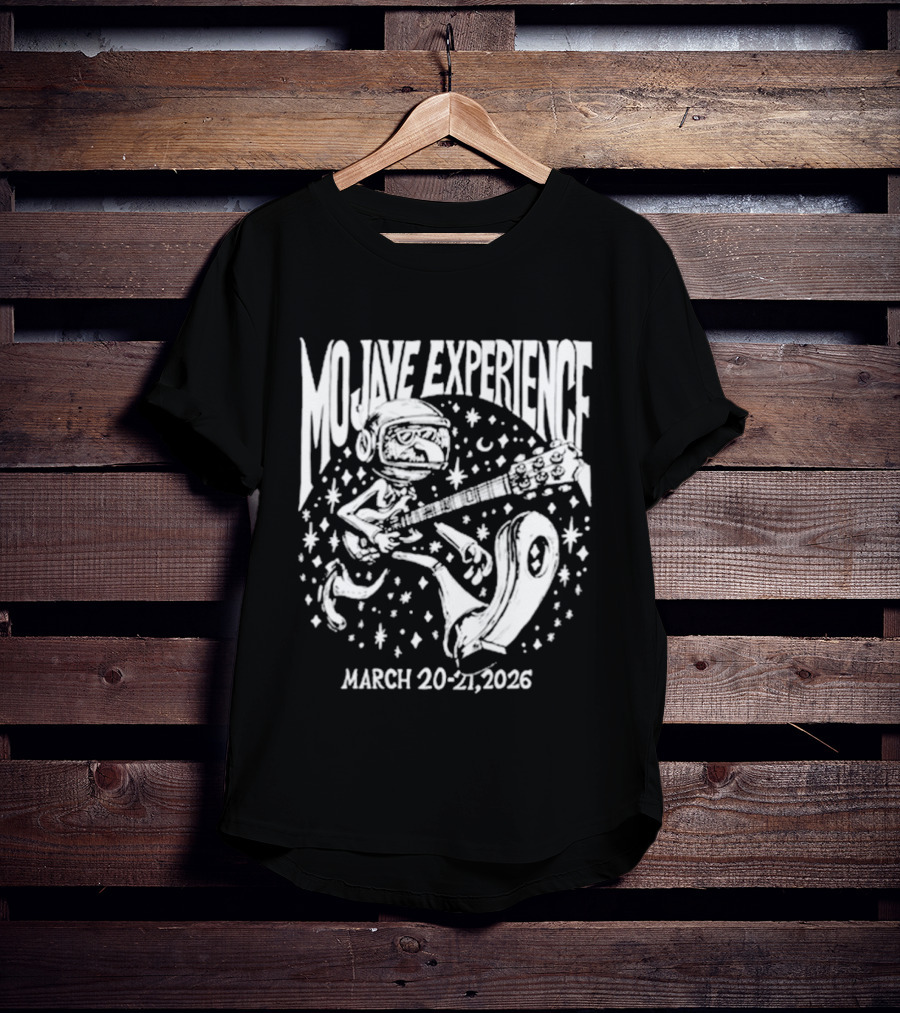 Mojave Experience March 20 21 2026 Alien Guitar Adventure T-Shirt