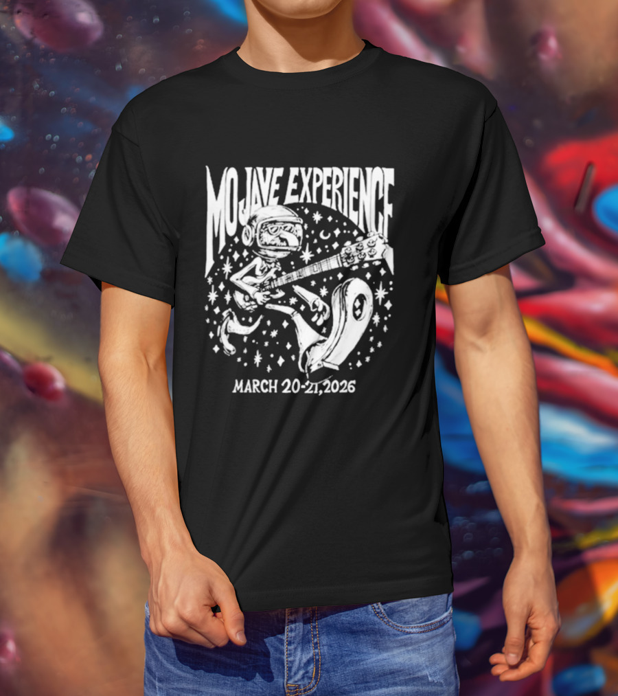 Mojave Experience March 20 21 2026 Alien Guitar Adventure T-Shirt