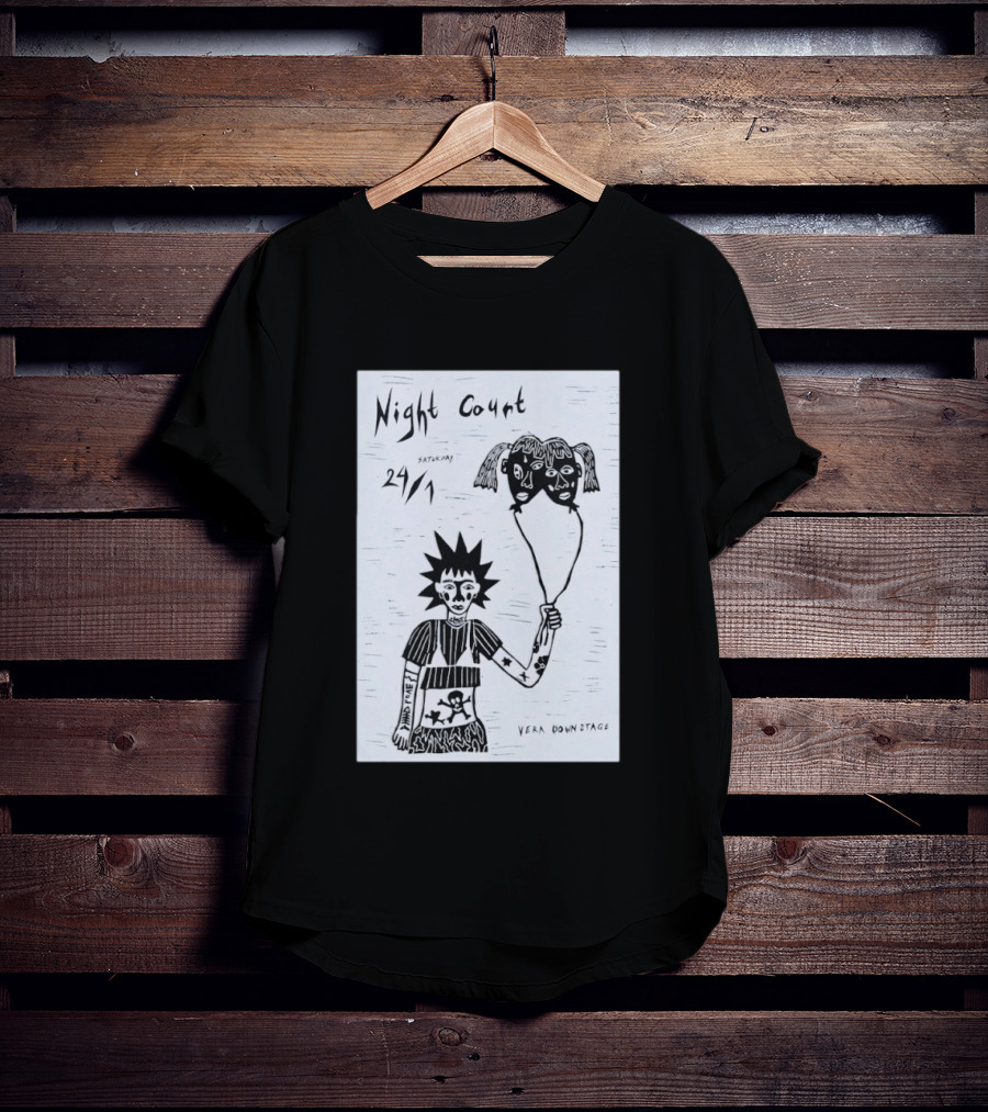 Night Court January 24 Vera Downstage Groningen NL Punk T-Shirt