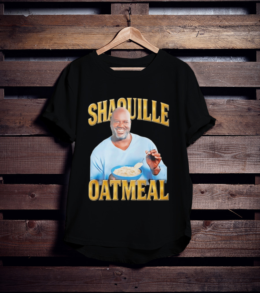 SHAQUILLE OATMEAL Shaq O'Neal Breakfast Cereal Humor T-Shirt