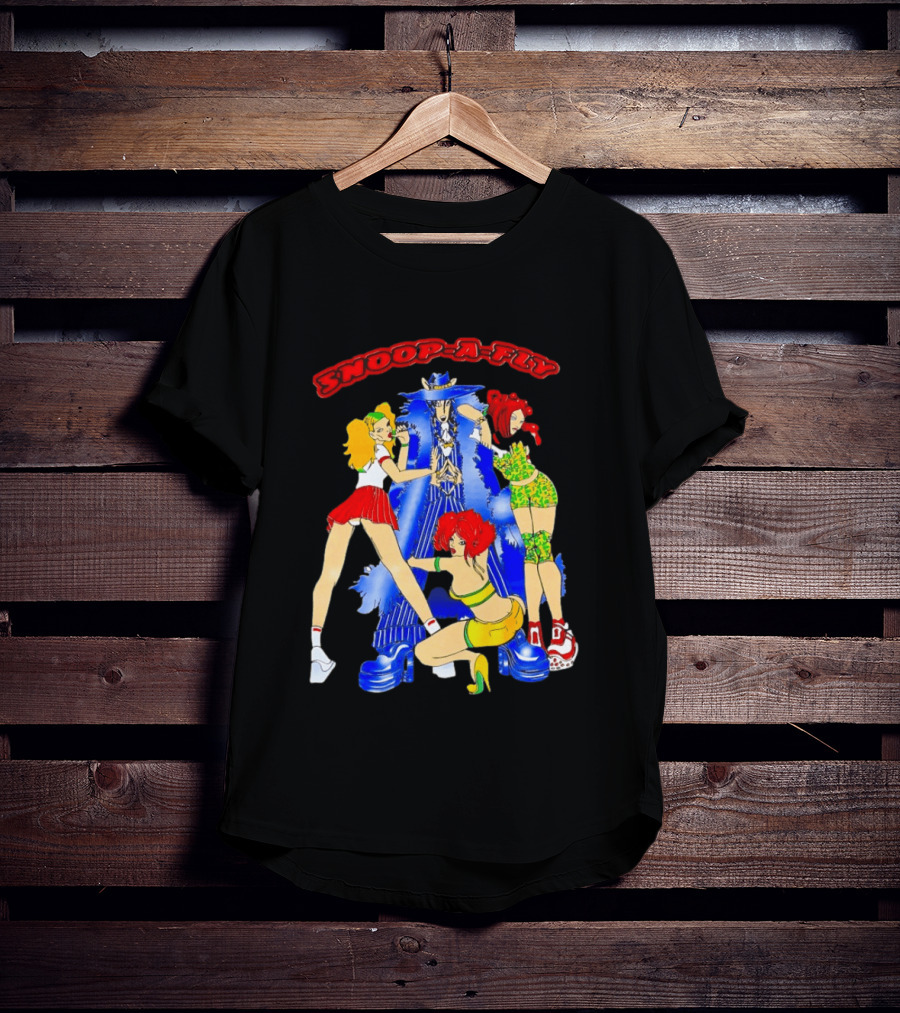 Snoop Doggy Dogg Snoop A Fly Anime Girls Colorful T-Shirt