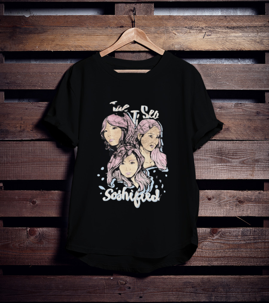 Tae Ji Seo Soshified Pastel Portrait Trio T-Shirt