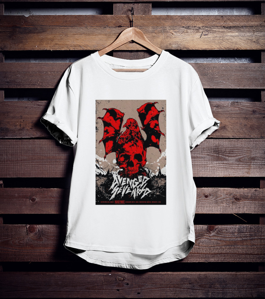 Avenged Sevenfold January 20 2026 Bogota Movistar Arena Mad Tree Special Guest T-Shirt