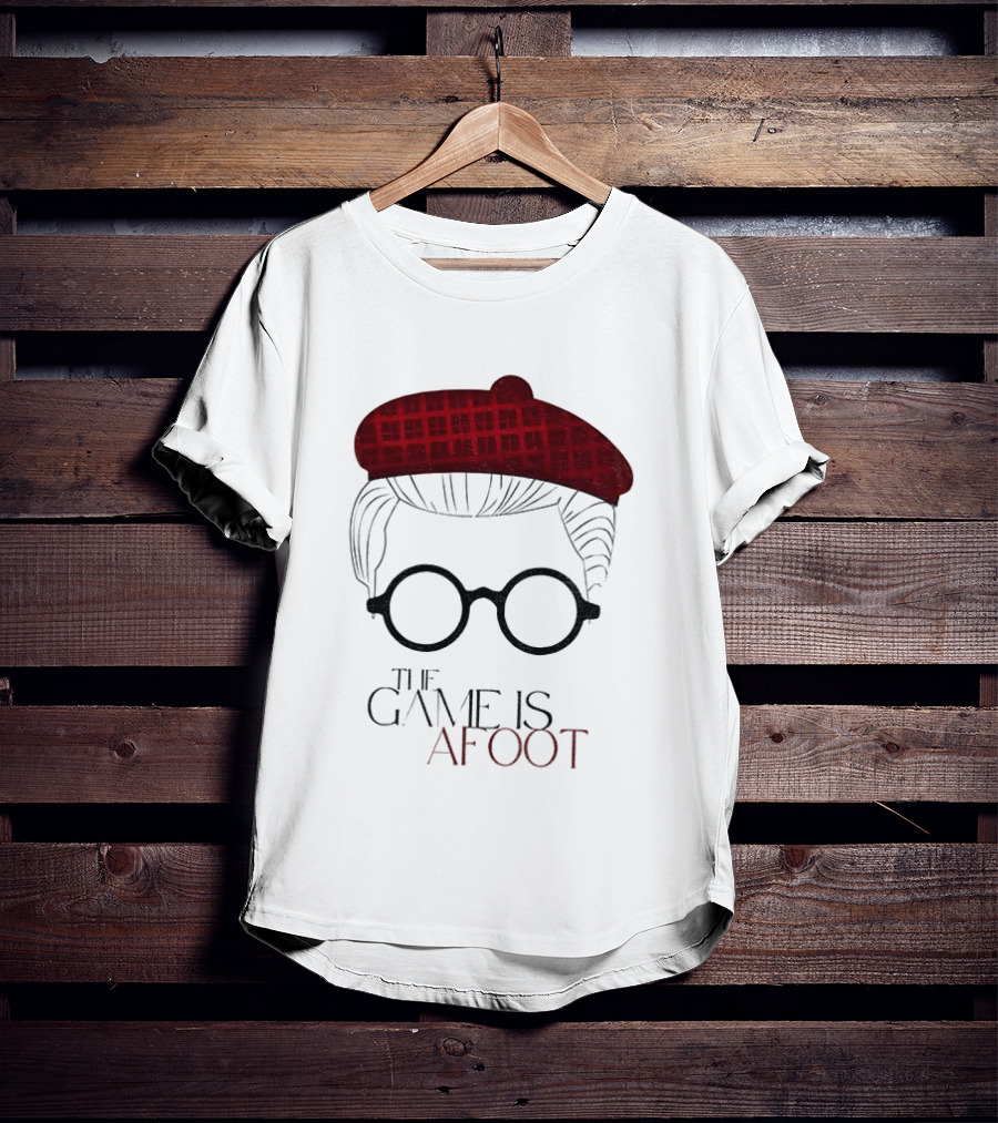 Alan Cumming Traitors The Game Is Afoot Red Beret Glasses T-Shirt