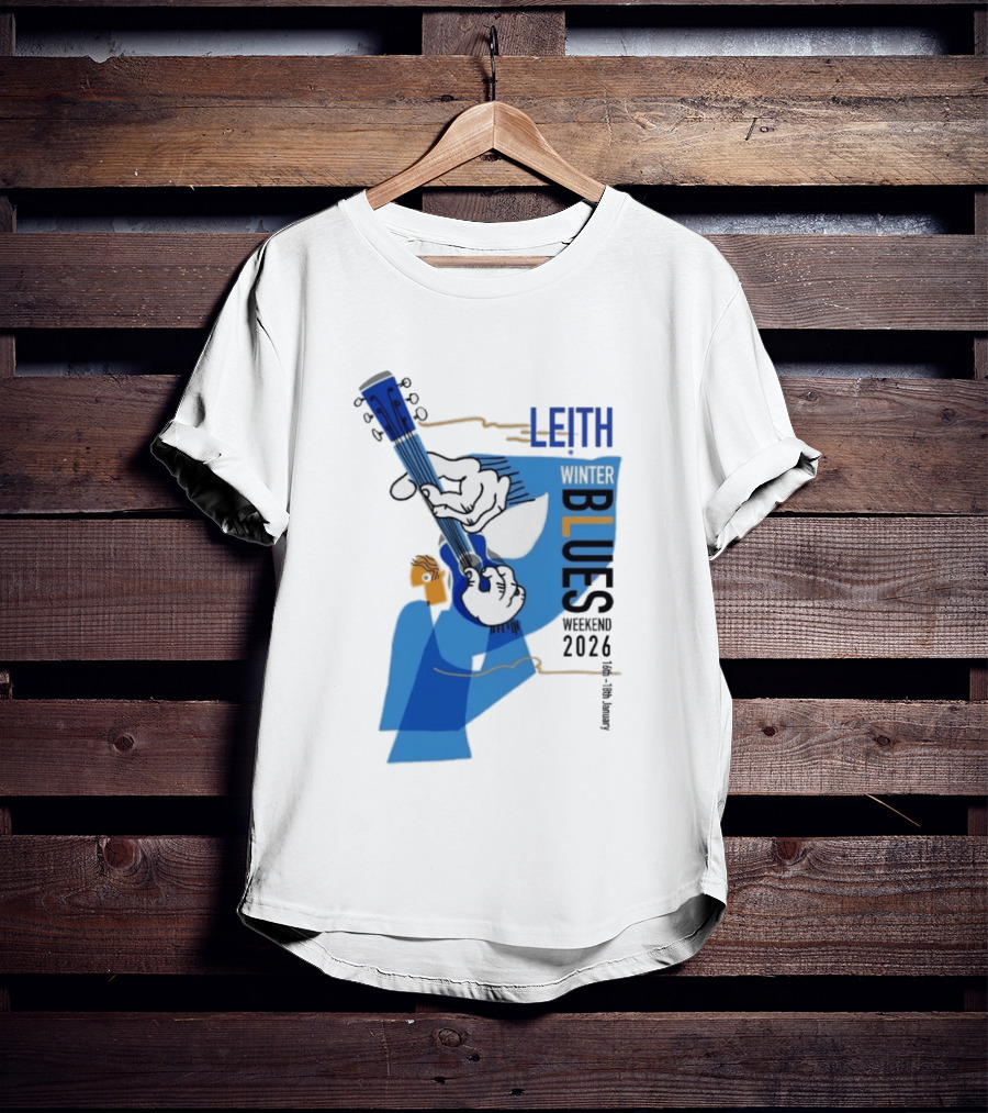 Leith Winter Blues Weekend 2026 Guitar Festival T-Shirt