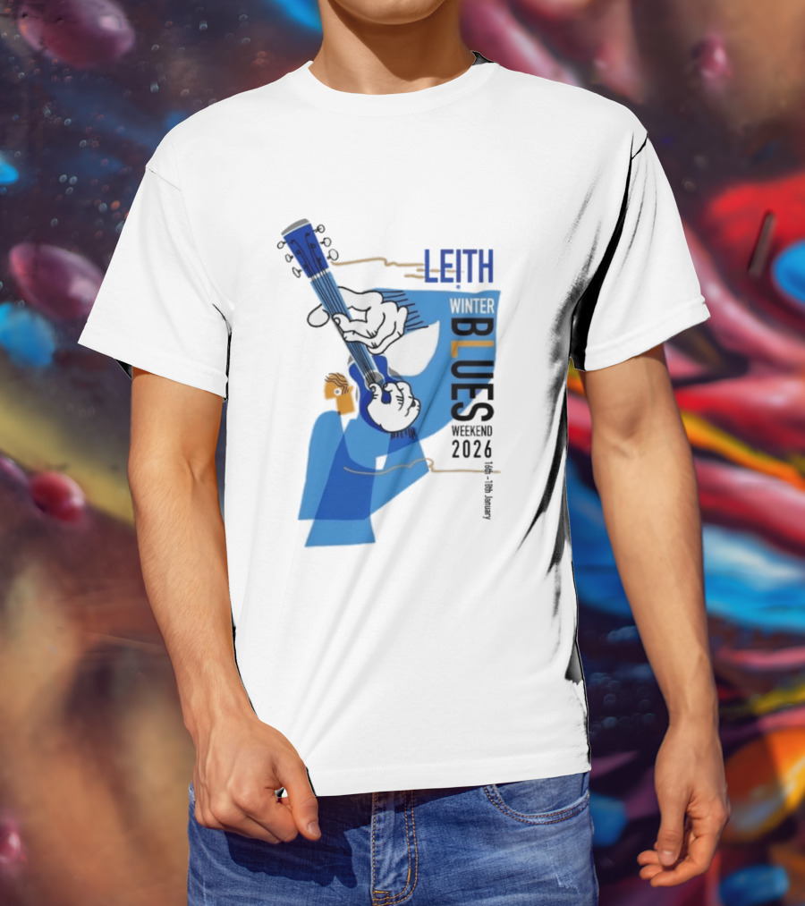 Leith Winter Blues Weekend 2026 Guitar Festival T-Shirt