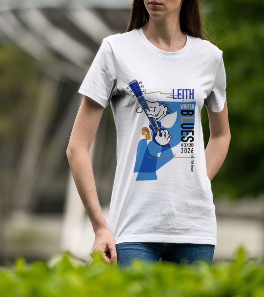 Leith Winter Blues Weekend 2026 Guitar Festival T-Shirt