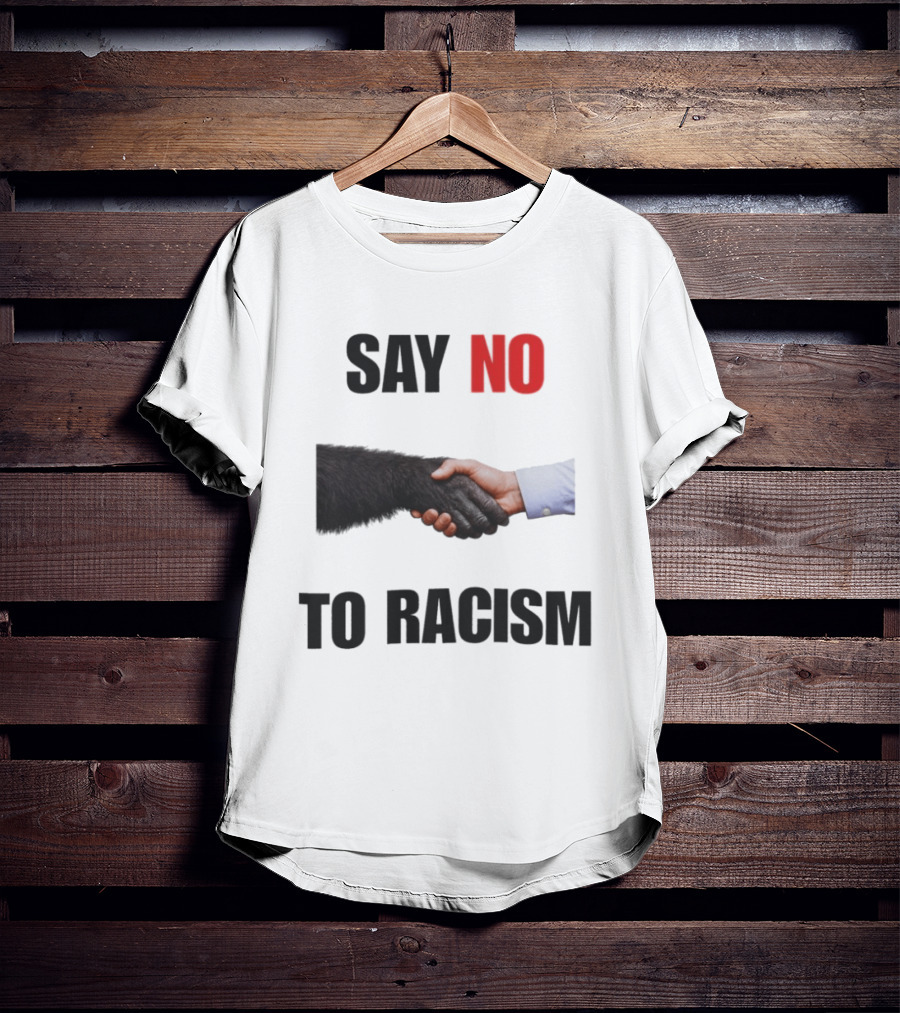 Say No To Racism Handshake Campaign T-Shirt