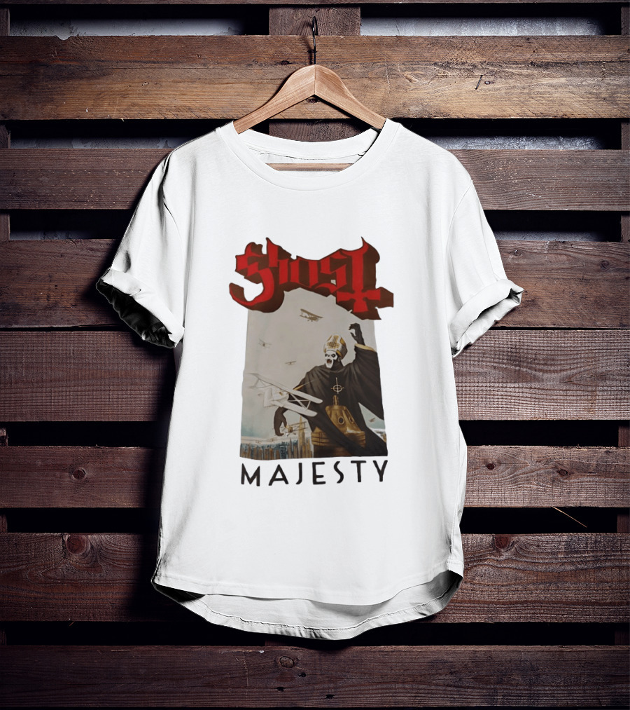 Ghost Papa Emeritus Planes Majesty T-Shirt