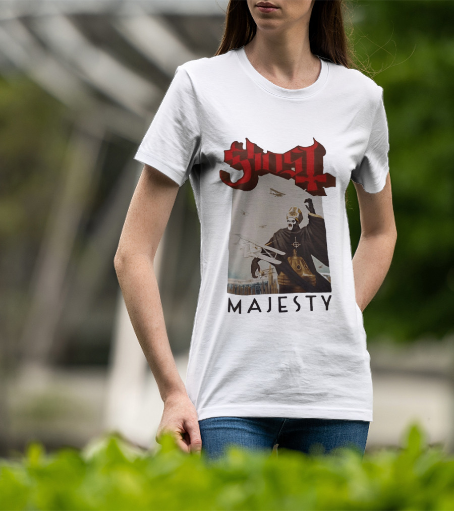 Ghost Papa Emeritus Planes Majesty T-Shirt