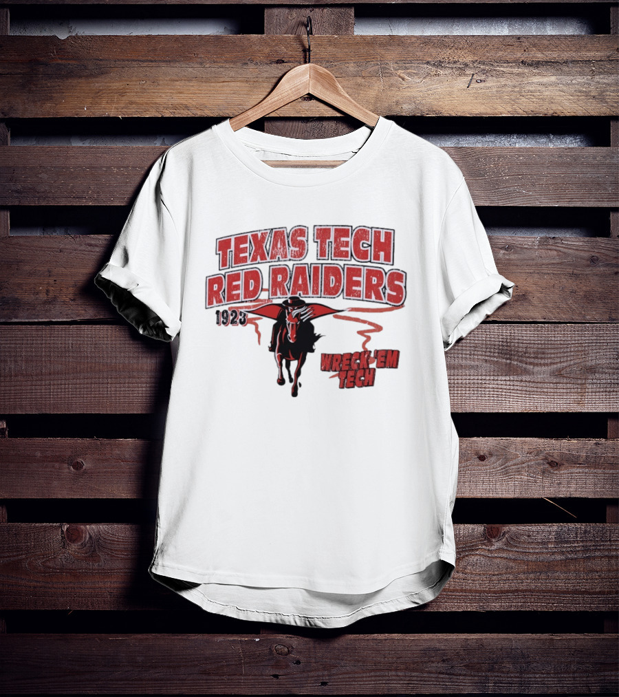Texas Tech Red Raiders 1923 Wreck 'Em Tech Horse T-Shirt
