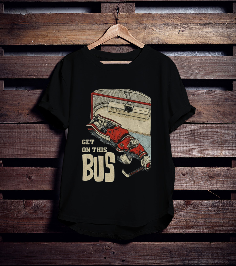 Brandon Bussi Carolina Hurricanes Get On This Bus NHL T-Shirt