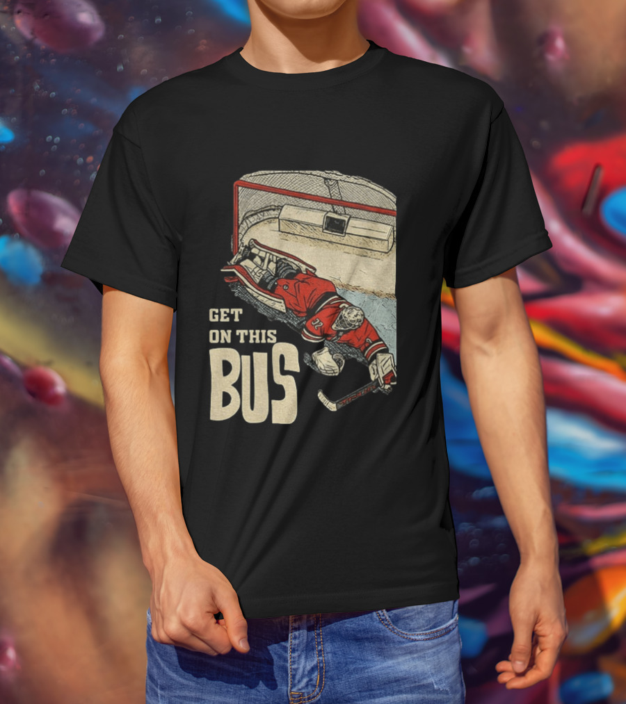 Brandon Bussi Carolina Hurricanes Get On This Bus NHL T-Shirt