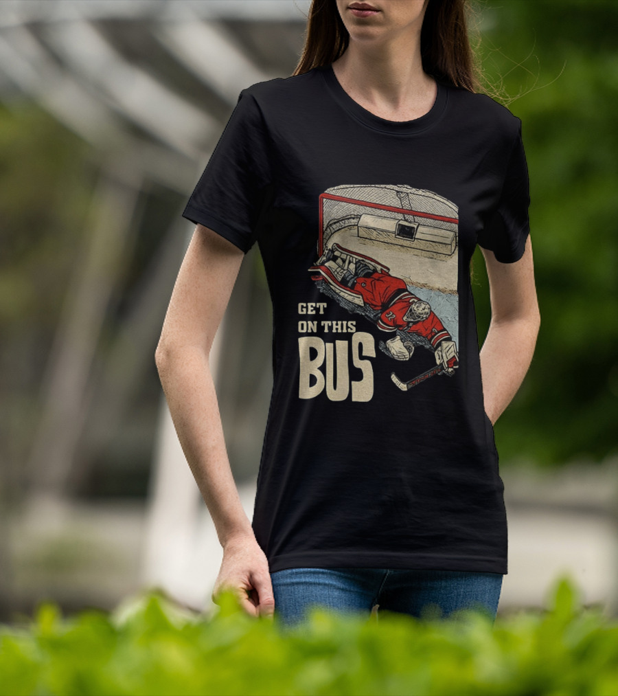 Brandon Bussi Carolina Hurricanes Get On This Bus NHL T-Shirt
