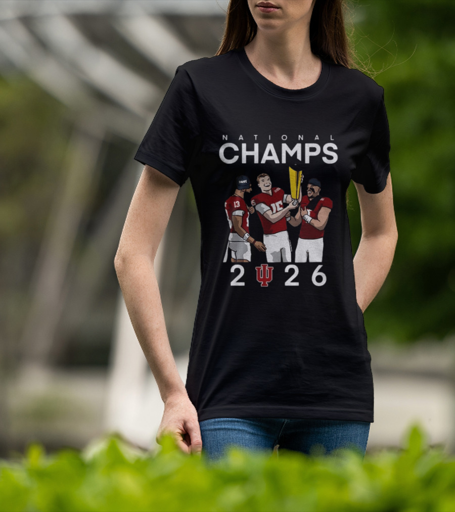 Fernando Mendoza Indiana Hoosiers National Champs Football Game Day 2026 T-Shirt