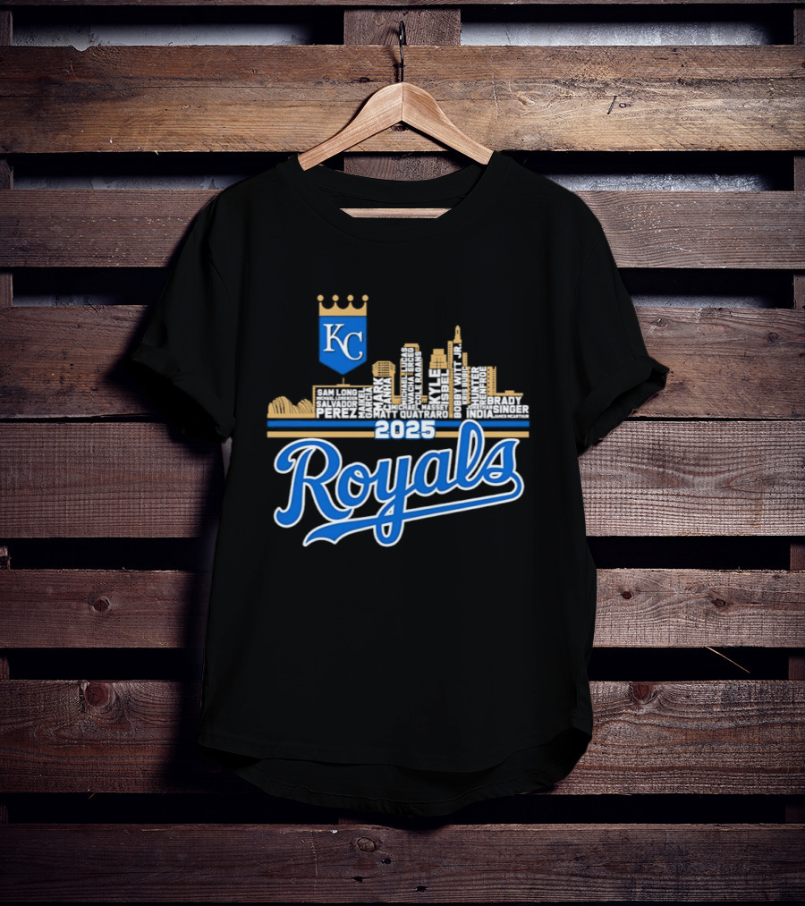 Kansas City Royals 2025 KC Skyline Royals T-Shirt