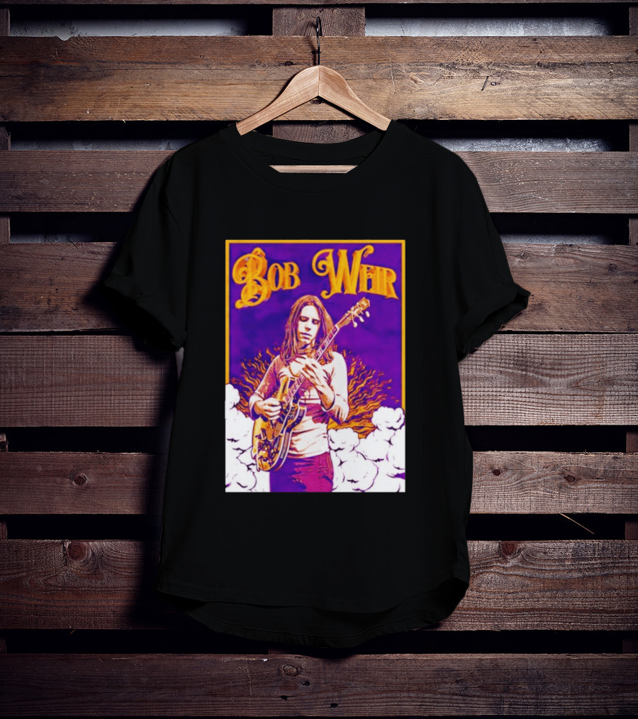 Bob Weir 1947 2026 Psychedelic Tribute Art With Guitar T-Shirt
