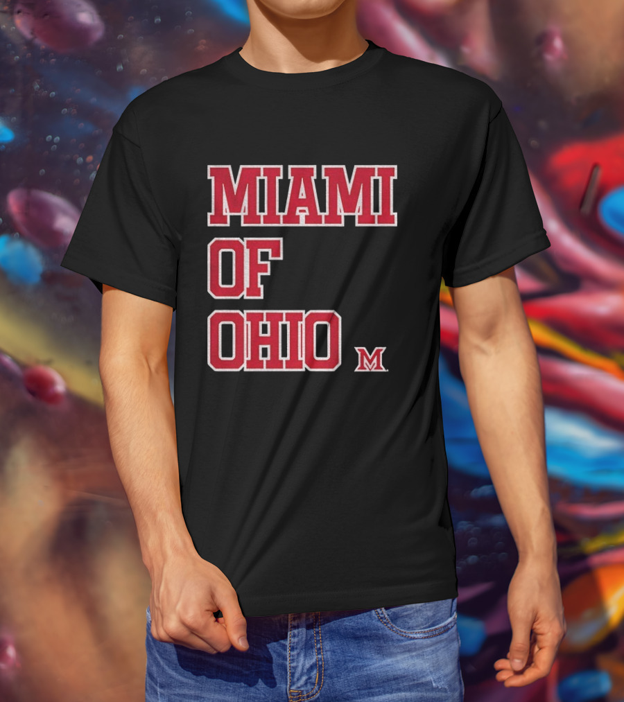 Miami Of Ohio RedHawks Basketball M T-Shirt