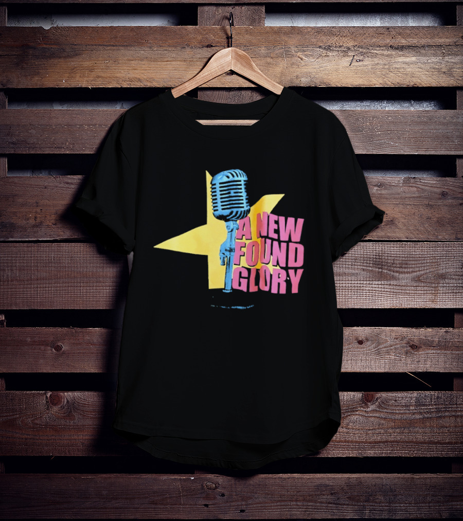 A New Found Glory Vintage Microphone Star T-Shirt