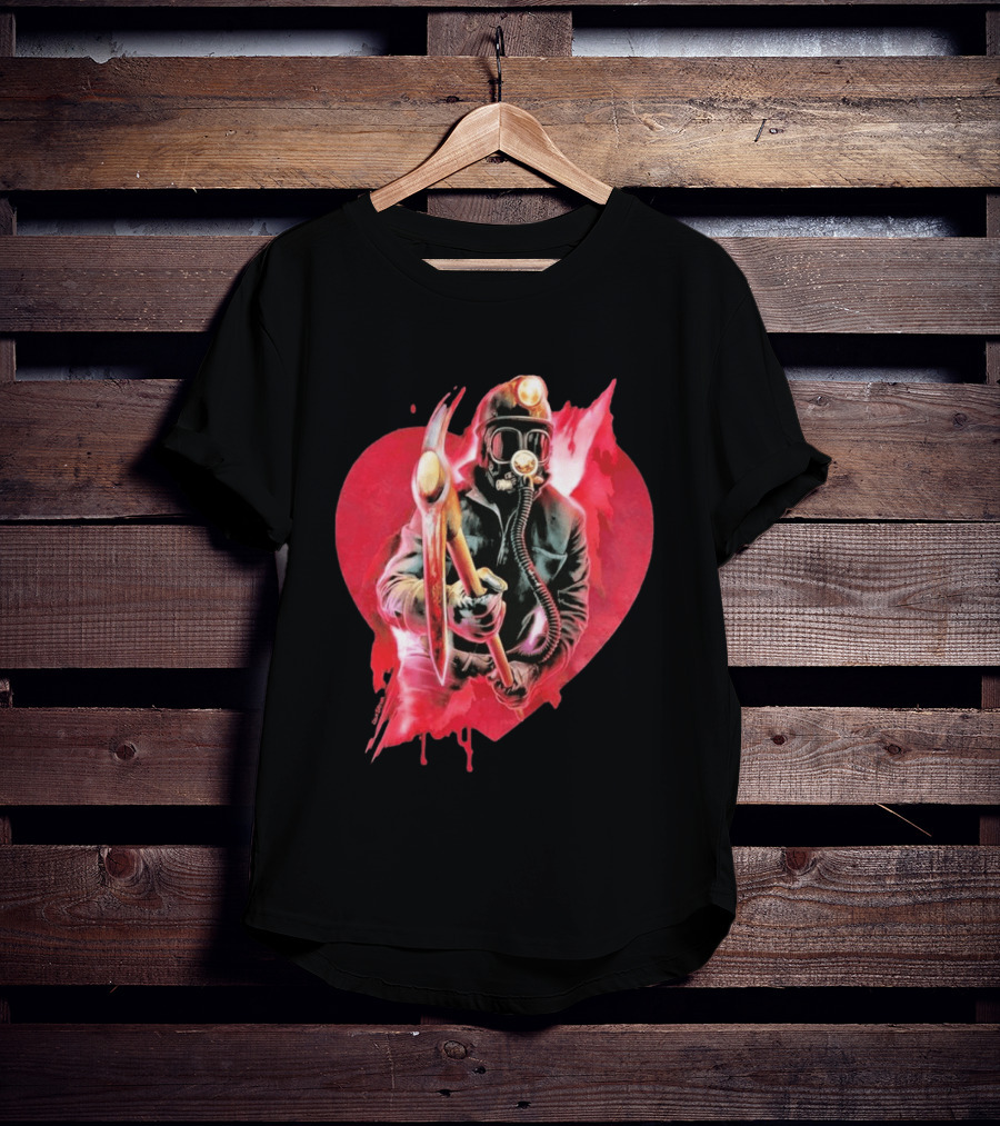 My Bloody Valentine 45th Anniversary Miner Heart T-Shirt