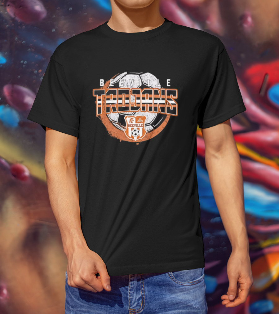 Beeville Trojans AC Jones Soccer Team T-Shirt