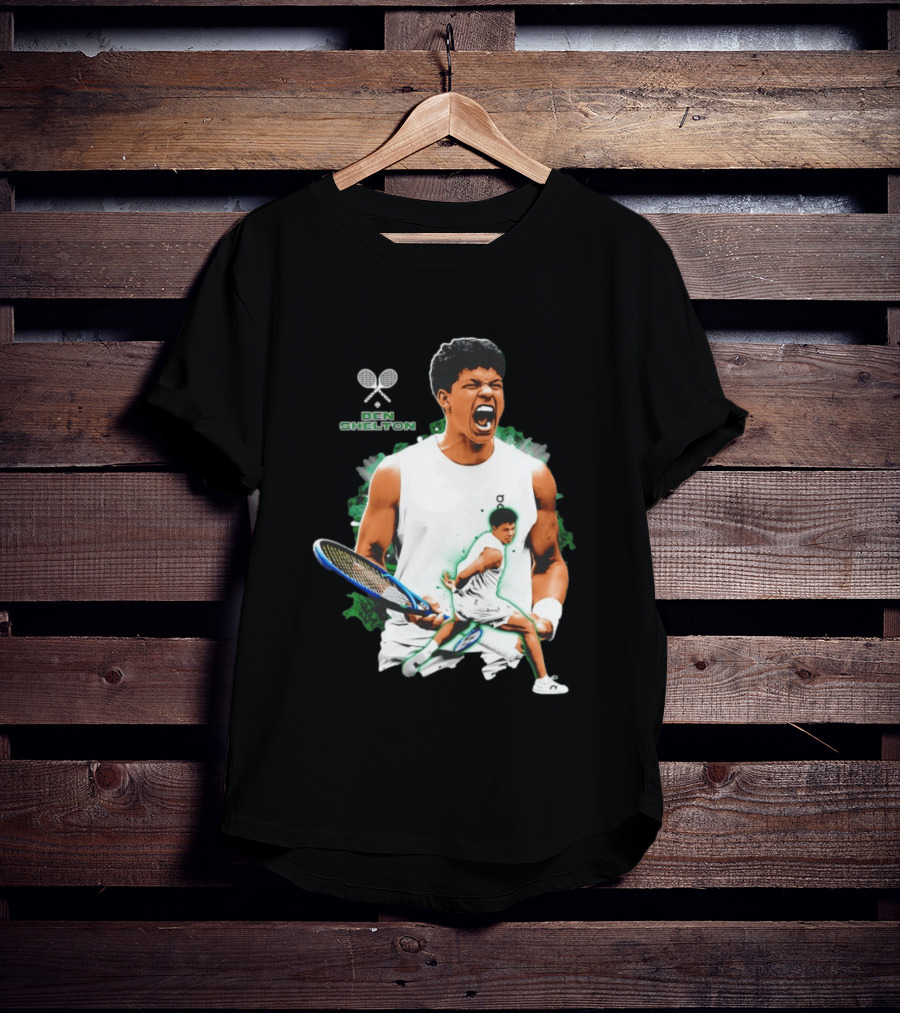 Ben Shelton Tennis Aura Athlete T-Shirt