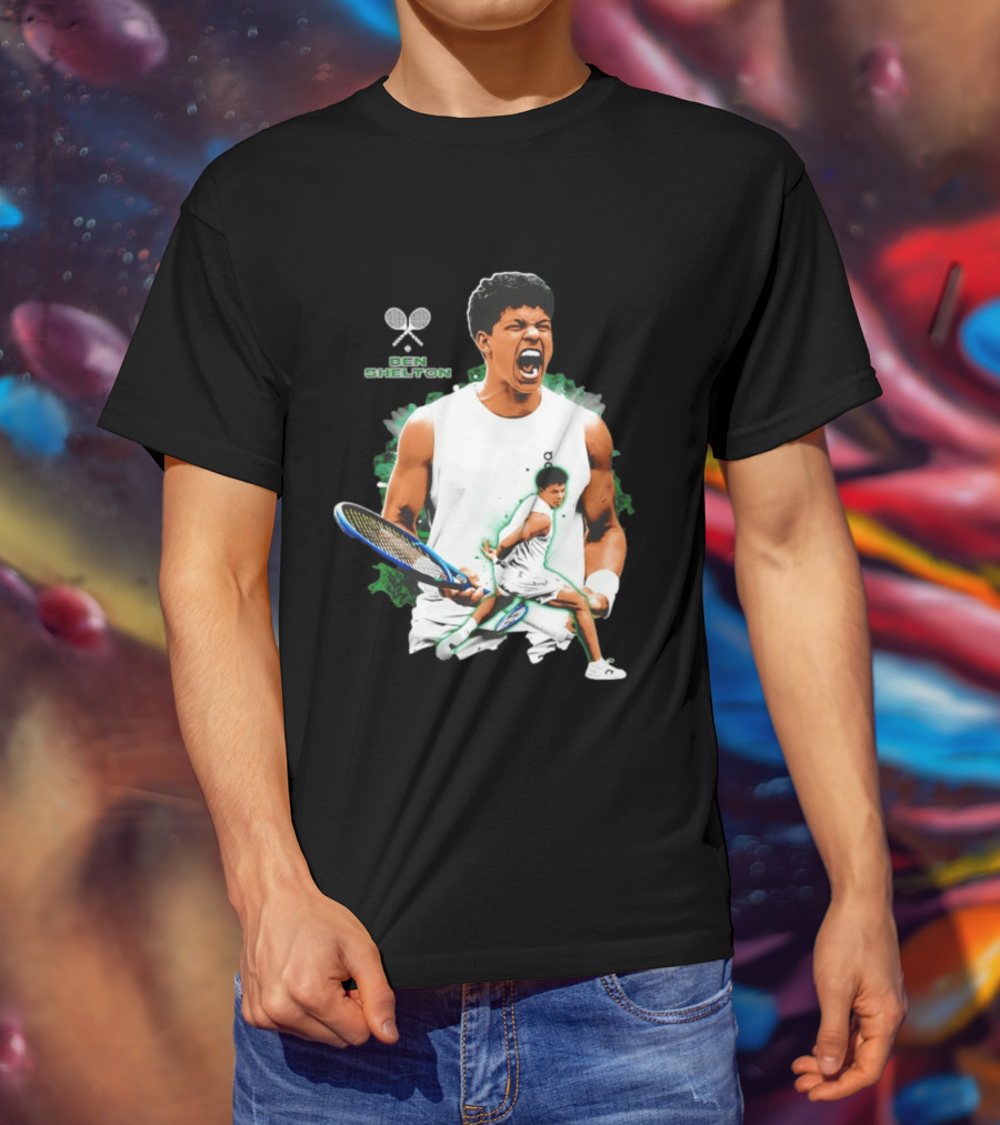 Ben Shelton Tennis Aura Athlete T-Shirt