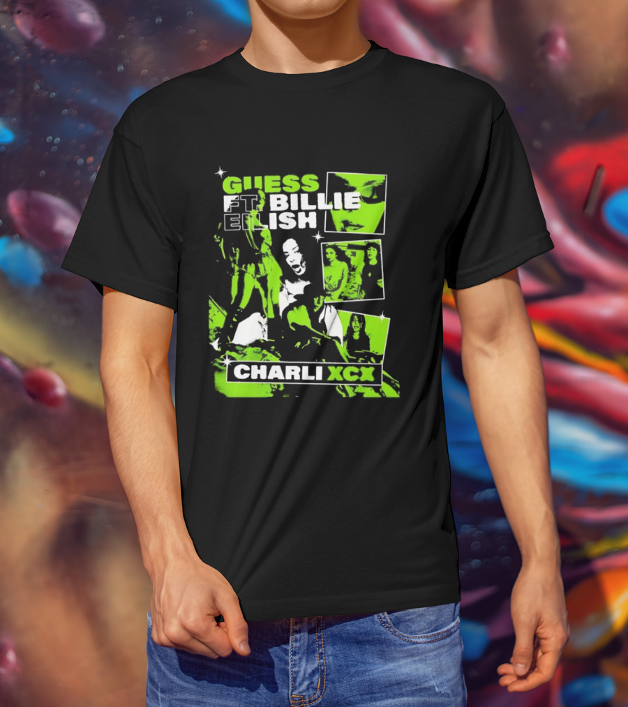 Guess Ft Billie Eilish Charli Xcx T-Shirt