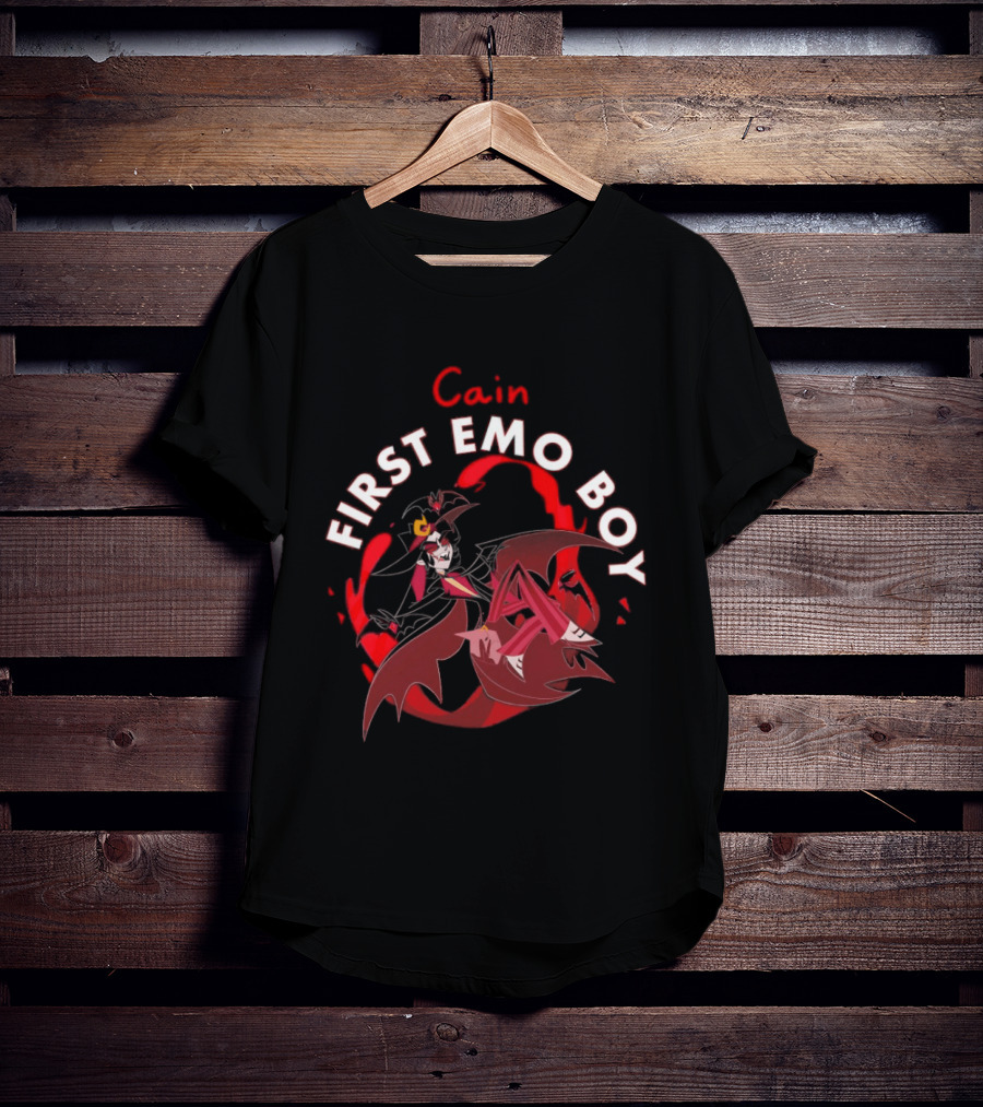 Cain First Emo Boy Hazbin Hotel T-Shirt