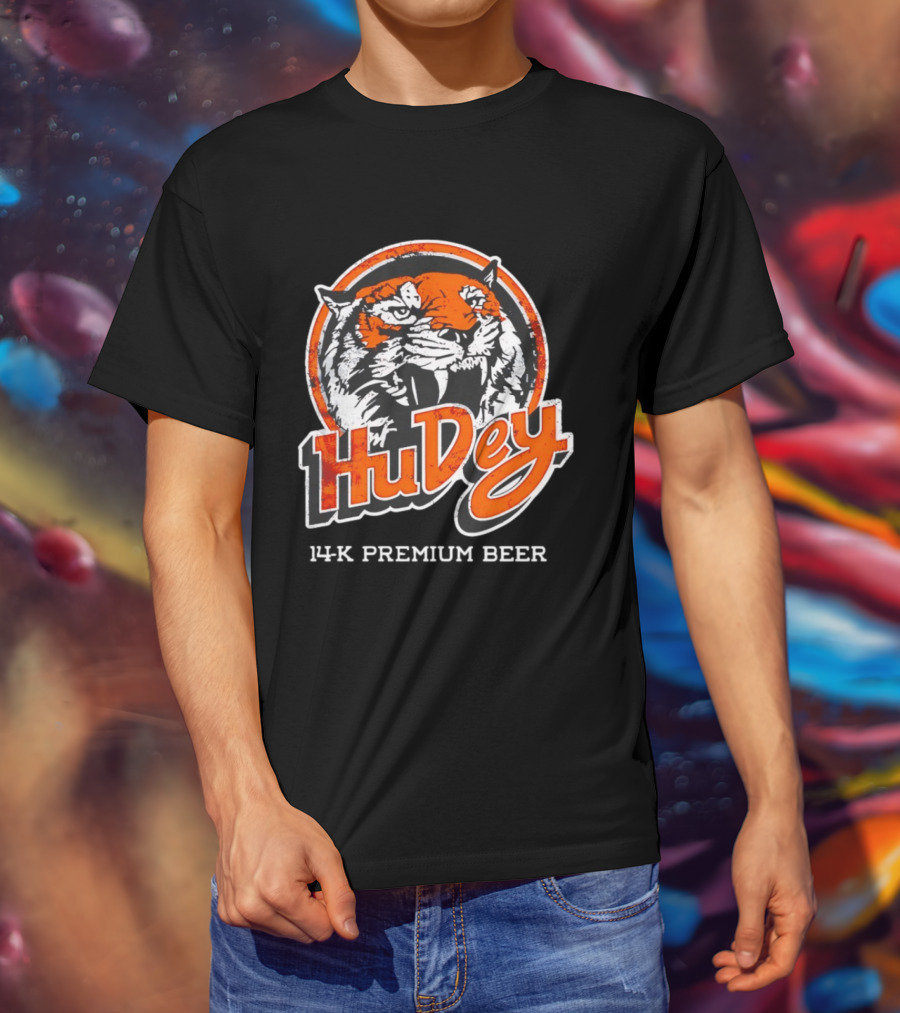 HuDey 14K Premium Beer Tiger T-Shirt