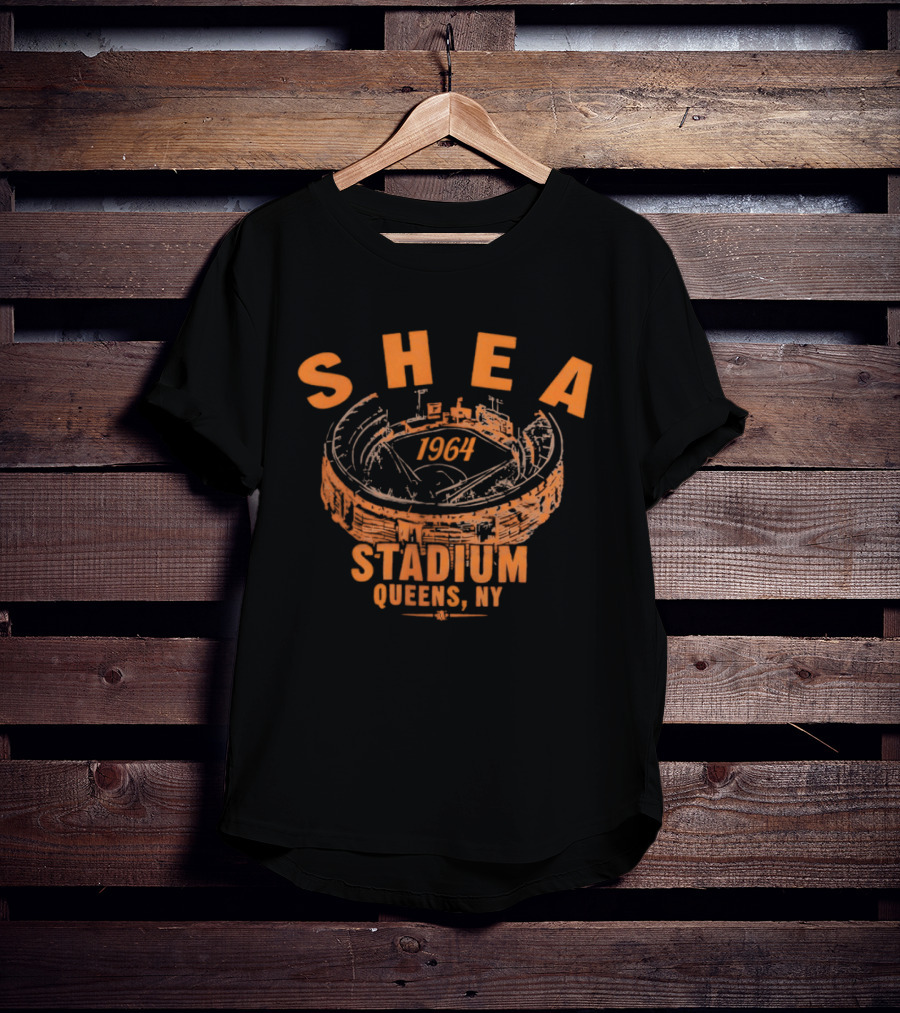 Shea 1964 Stadium Queens NY Baseball Heritage T-Shirt