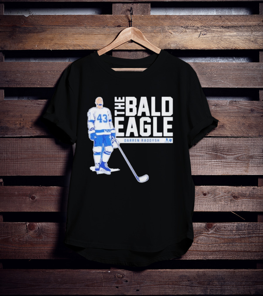 Darren Raddysh The Bald Eagle Number 43 Hockey Player T-Shirt