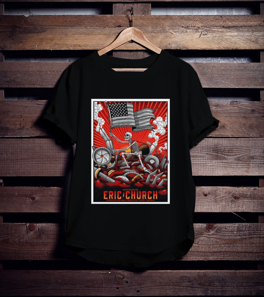 Eric Church Free The Machine Tour Washington DC The Anthem January 23 2026 T-Shirt